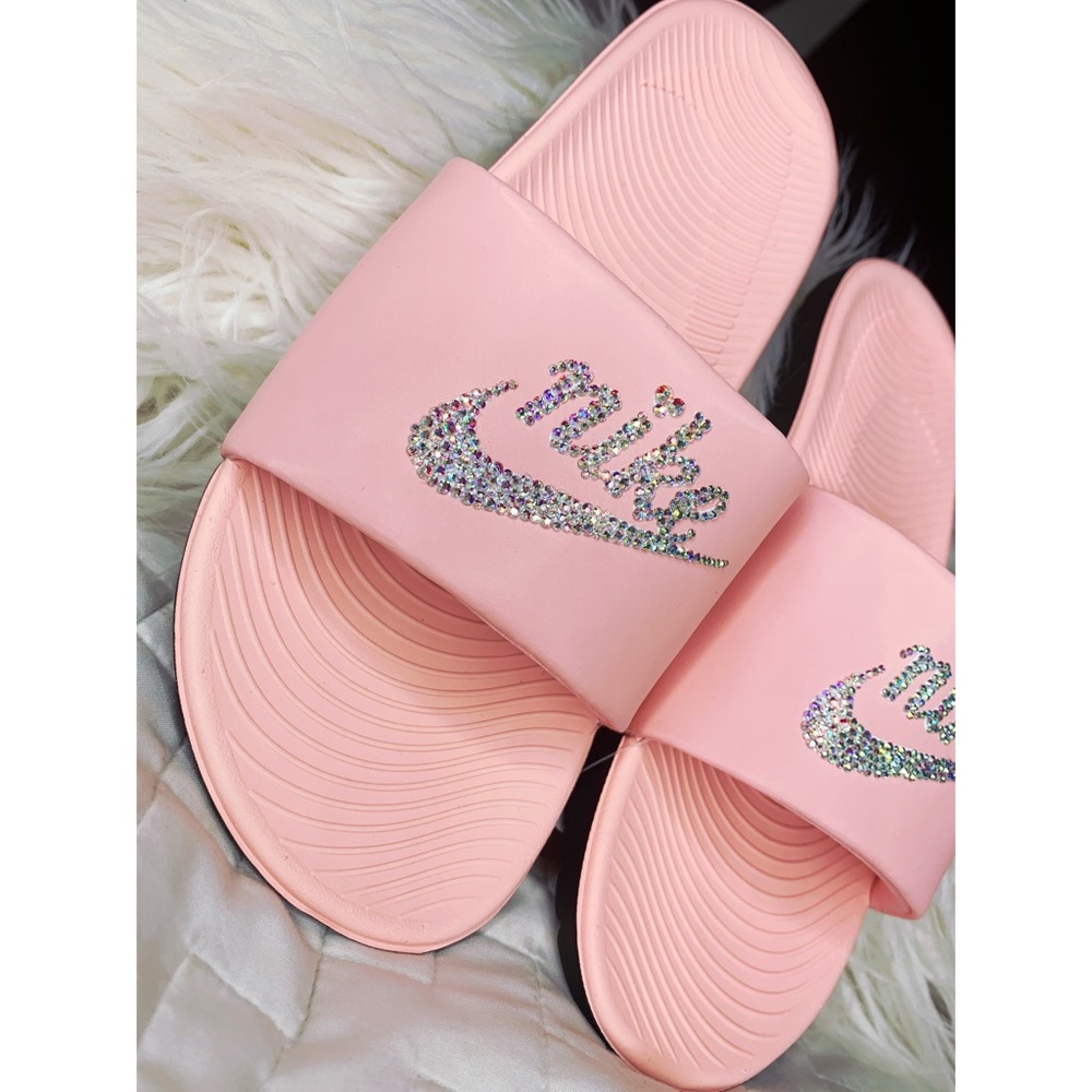 🔥Bling Nike Slides🔥 - Picture 2 of 2